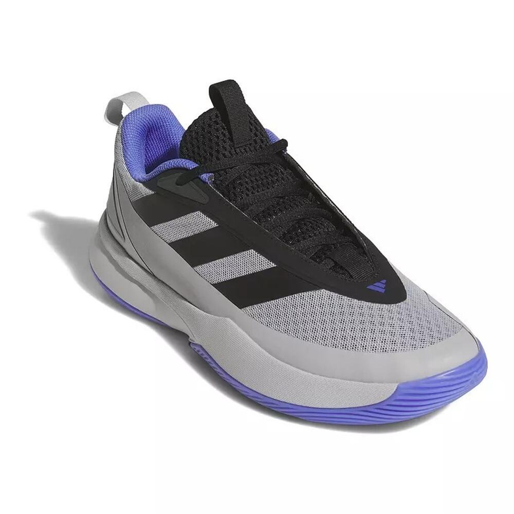 Adidas Subzone Men's Basketball Shoes, Size: 10.5, Gray Black Blue Blue